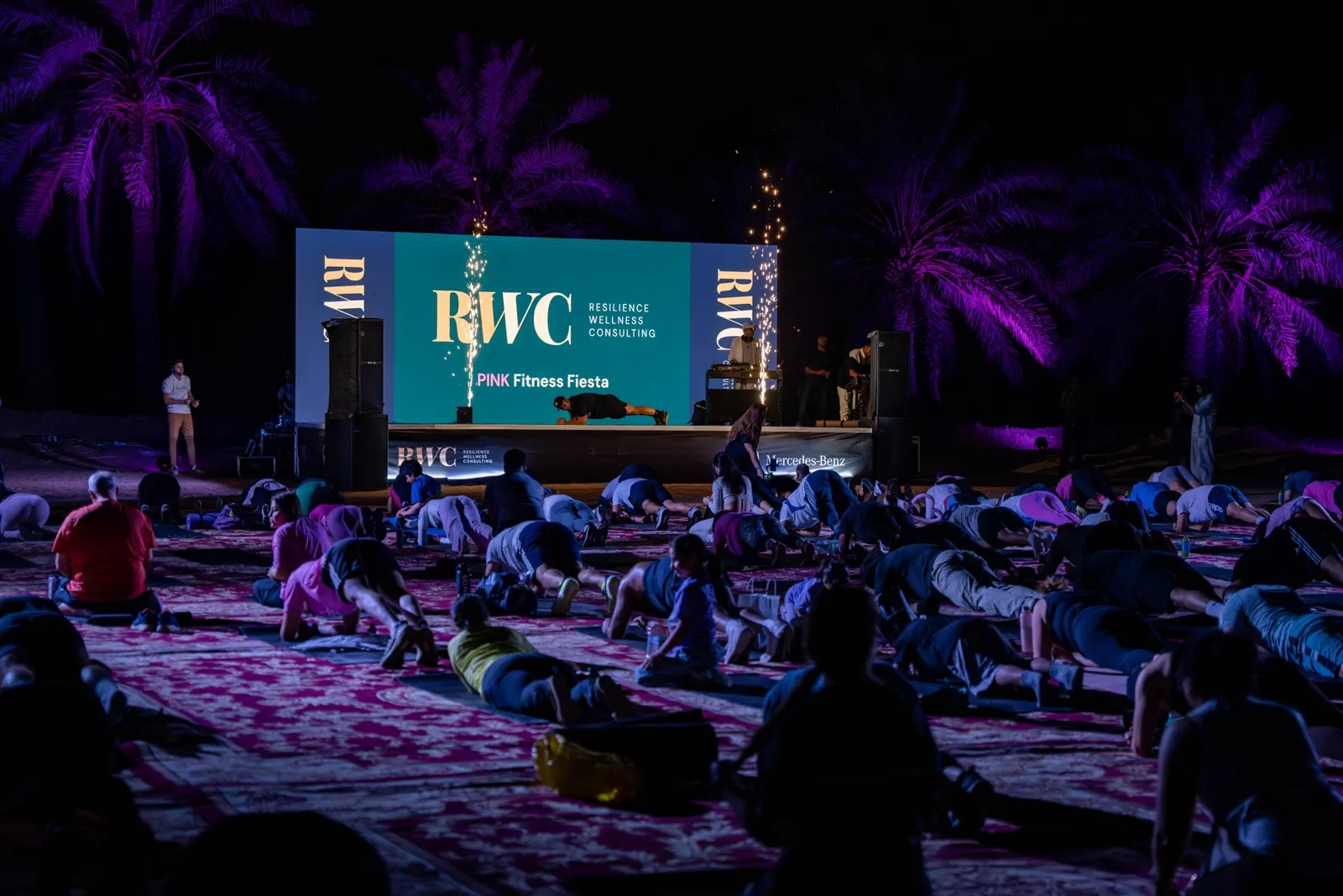 RWC event stage